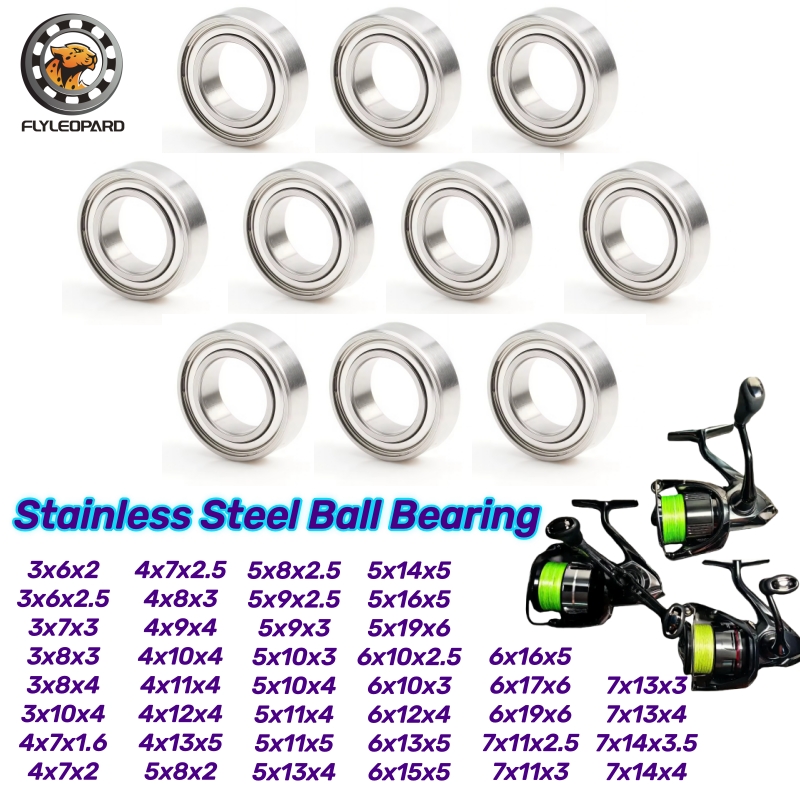 Fly Reel - 10 szt. SMR85ZZ 5x8x2.5mm ABEC-9 Łożyska